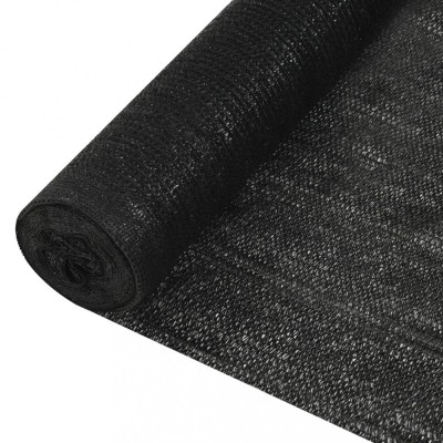 vidaXL Plasă protecție intimitate, negru, 2x10 m, HDPE, 150 g/m&amp;sup2; foto