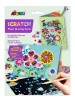 Set Razuit Felicitari Flori Avenir - Joc Creativ Arta Copii 3+ Ani, Carte Postala Inclusa