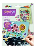 Cumpara ieftin Set Razuit Felicitari Flori Avenir - Joc Creativ Arta Copii 3+ Ani, Carte Postala Inclusa
