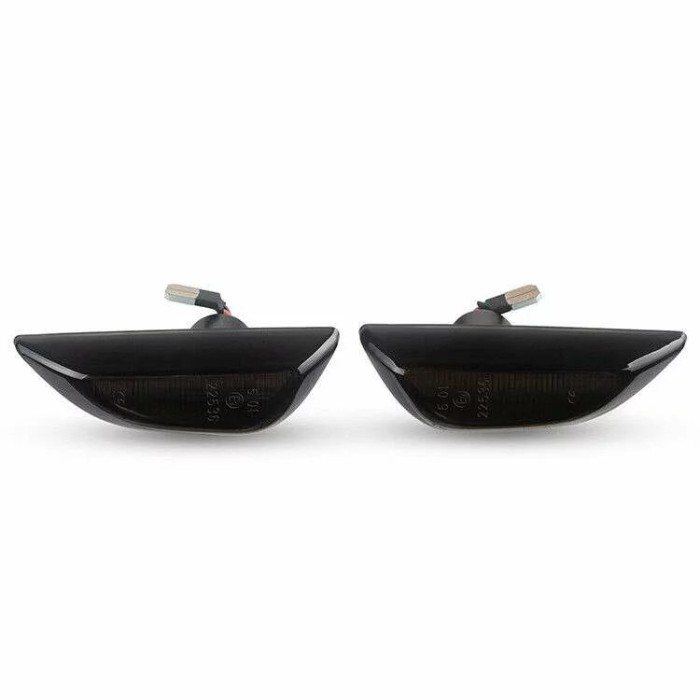 Set de 2 Lampi semnalizare laterala LED fumurii pentru Opel Mokka, Mokka X, Chevrolet Trax din 2012