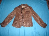 Geaca Piele Dama Blend, Marimea 34, Second Hand, Piele Intoarsa