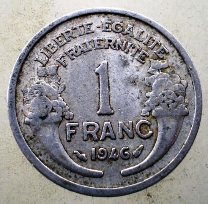 1.158 FRANTA 1 FRANC 1946