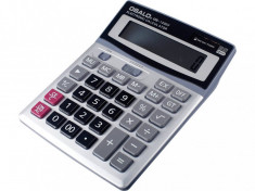 Calculator de birou Osalo LCD 12 cifre Grey foto
