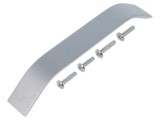 Suport aluminiu natural 26,5x180x25mm pentru manetă GTV Poland