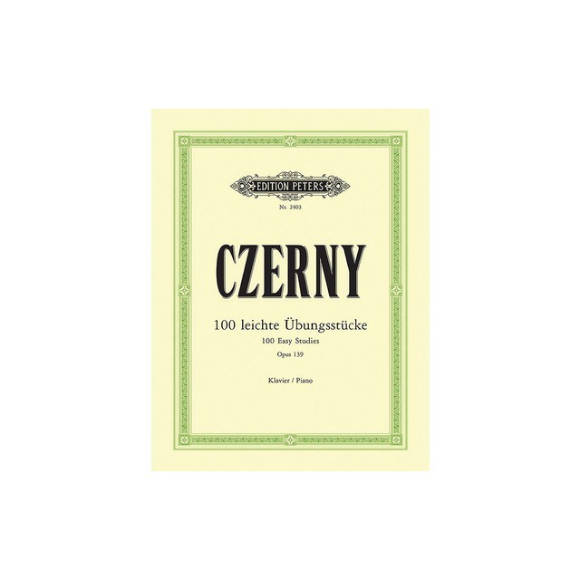 100 Easy Studies Op. 139 for Piano