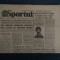 ZIARUL SPORTUL 22 SEPTEMBRIE 1981