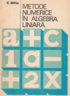 Metode numerice in algebra liniara foto