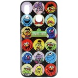 Husa Huawei P20 Lite, Protectie UV, Model Sesame Street, Sticla Copiere