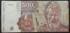 Bancnota 500 lei - ROMANIA, anul 1991 APRILIE *cod 37 foto