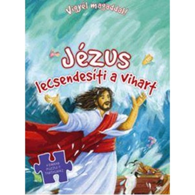 J&amp;eacute;zus lecsendes&amp;iacute;ti a vihart - 4 darab puzzle-t tartalmaz - Gill Guile foto