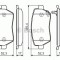 Set placute frana,frana disc SUZUKI SWIFT III (MZ, EZ) (2005 - 2016) BOSCH 0 986 494 160
