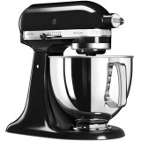 Mixer cu bol KitchenAid Artisan 5KSM175PSEOB, 300W, 4.8L, Onyx Black