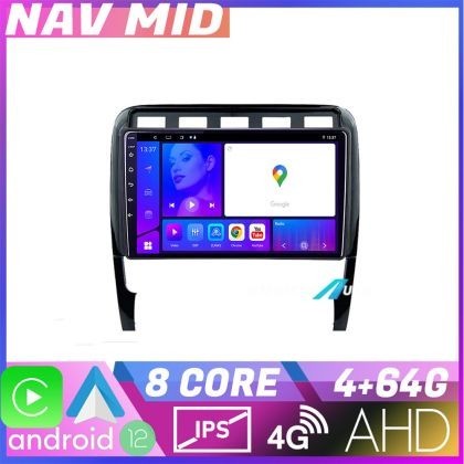 Navigatie Porsche Cayenne 2002 2011 KIT 443 EDOTEC-LITE Android Ecran 720P Octa Core 4 64 Carplay CarStore Technology