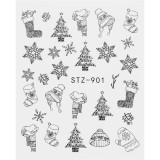 Tatuaj Unghii LUXORISE Simple Holiday Frost, STZ-901