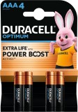 Set baterii alcaline DURACELL OPTIMUM AAA R03 4buc MX2400