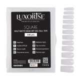 Cumpara ieftin Tipsuri Unghii Dizolvabile Square Soak Off - Half Matte Full Nail, 240 buc