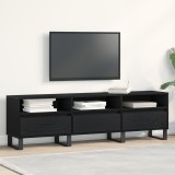 VidaXL Cabinet TV Negru Stejar 150x30x44,5 cm Lemn prelucrat