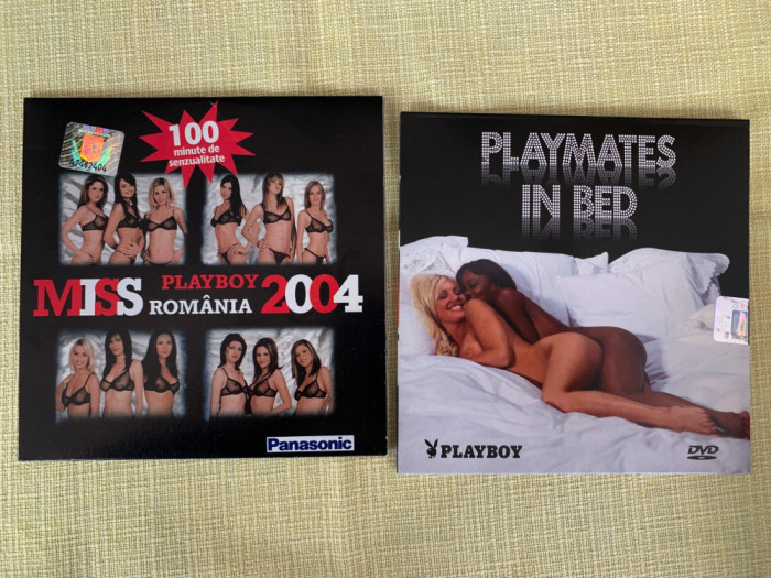 PLAYBOY - Miss Playboy 2004 Romania / Playmates In Bed - 2 DVD Originale