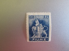 ITALIA POSTA FIUME NESTAMPILAT=208