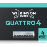 Wilkinson Sword Quattro Essential 4 Titanium Sensitive rezerva Lama 4 buc