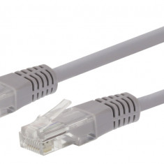Cablu de retea U/UTP Valueline, cat5e, patch cord, 2m, gri