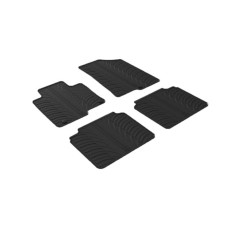 Set covorase auto din cauciuc Kia Optima Sedan, Combi (SW), PHEV 05.2017-, Negru, Gledring, 4 buc.