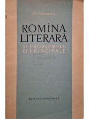 I. Coteanu - Romana literara si problemele ei principale (Editia: 1961) foto