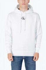 Hanorac barbati din molton cu croiala Regular Fit alb, XL