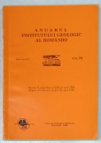 ANUARUL INSTITUTULUI GEOLOGIC AL ROMANIEI , VOLUMUL 70 , 1998