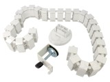 Canal cablu flexibil alb LOGILINK 129mm x 1347mm KAB0093