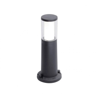 Stalp Carlo 3.5W GU10 LED Negru IP55 40cm foto