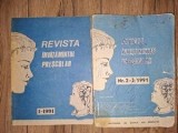Revista Invatamantul Prescolar 1991, Ministerul Educatiei, Stiintele Educatiei, Pedagogie, Format 24x17 cm