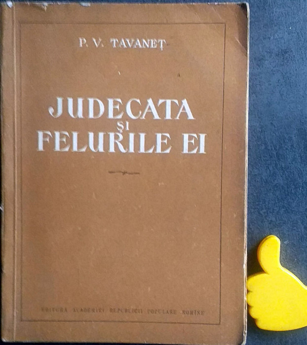 Judecata si felurile ei P.V. Tavanet