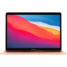 Laptop Macbook Air 13&amp;#039;&amp;#039; M1 2020, MGND3, 256GB SSD, 8GB RAM, CPU 8-core, Touch ID sensor, DisplayPort, Thunderbolt 3, Tastatura layout INT, Gold (Auriu foto