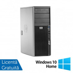 WorkStation Refurbished HP Z400, Intel Xeon Quad Core E5620, 2.40GHz, 4GB DDR3 ECC, 500GB SATA, AMD Radeon HD8490/1GB, DVD-RW + Windows 10 Home foto