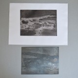 Gravura si placa sa de zinc anii 1970-1980