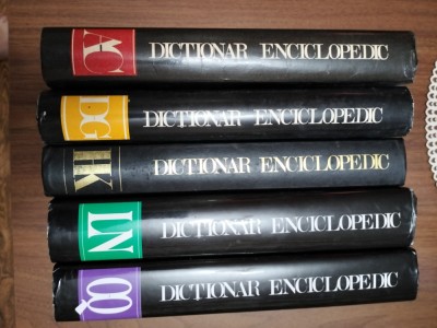 Dictionar enciclopedic 5 volume foto
