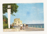 CA6 Carte Postala - Constanta , Cazinoul si faleza , circulata 1990