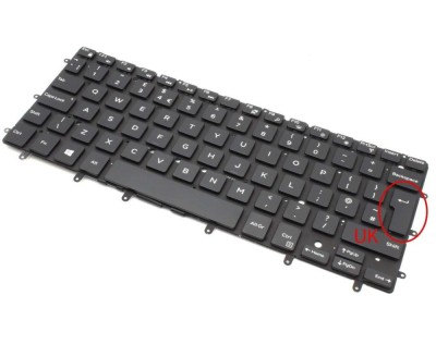 Tastatura Dell Inspiron 7547 iluminata layout UK fara rama enter mare, 7548 iluminata layout UK fara rama foto