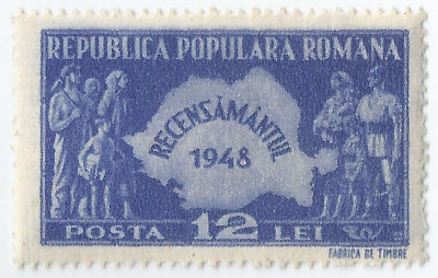 Rom&amp;acirc;nia, LP 226/1948, Recensamantul, MNH foto