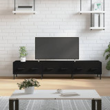 Dulap TV, negru, 150x36x30 cm, lemn prelucrat GartenMobel Dekor, vidaXL