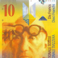 ELVETIA █ bancnota █ 10 Franken █ 2006 █ P-67b2 █ semnatura 76 █ UNC necirculata