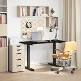 Cumpara ieftin Birou Negru si Maro Intunecat 120 x 60 cm Lemn de stejar masiv