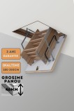 Scara pod/mansarda pliabil din lemn 120x80x280