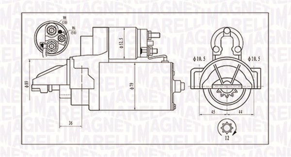 MAGNETI MARELLI 063721421010 starter