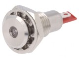 Lumină LED roșie 12V IP67 &Oslash;12mm