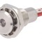 Lumină LED roșie 12V IP67 &Oslash;12mm