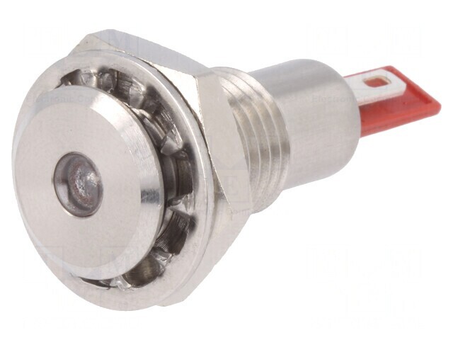 Lumină LED roșie 12V IP67 &Oslash;12mm