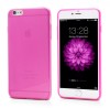 Husa Silicon iPhone 6 Plus iPhone 6s Plus Ultra Thin Clear Pink
