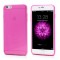 Husa Silicon iPhone 6 Plus iPhone 6s Plus Ultra Thin Clear Pink